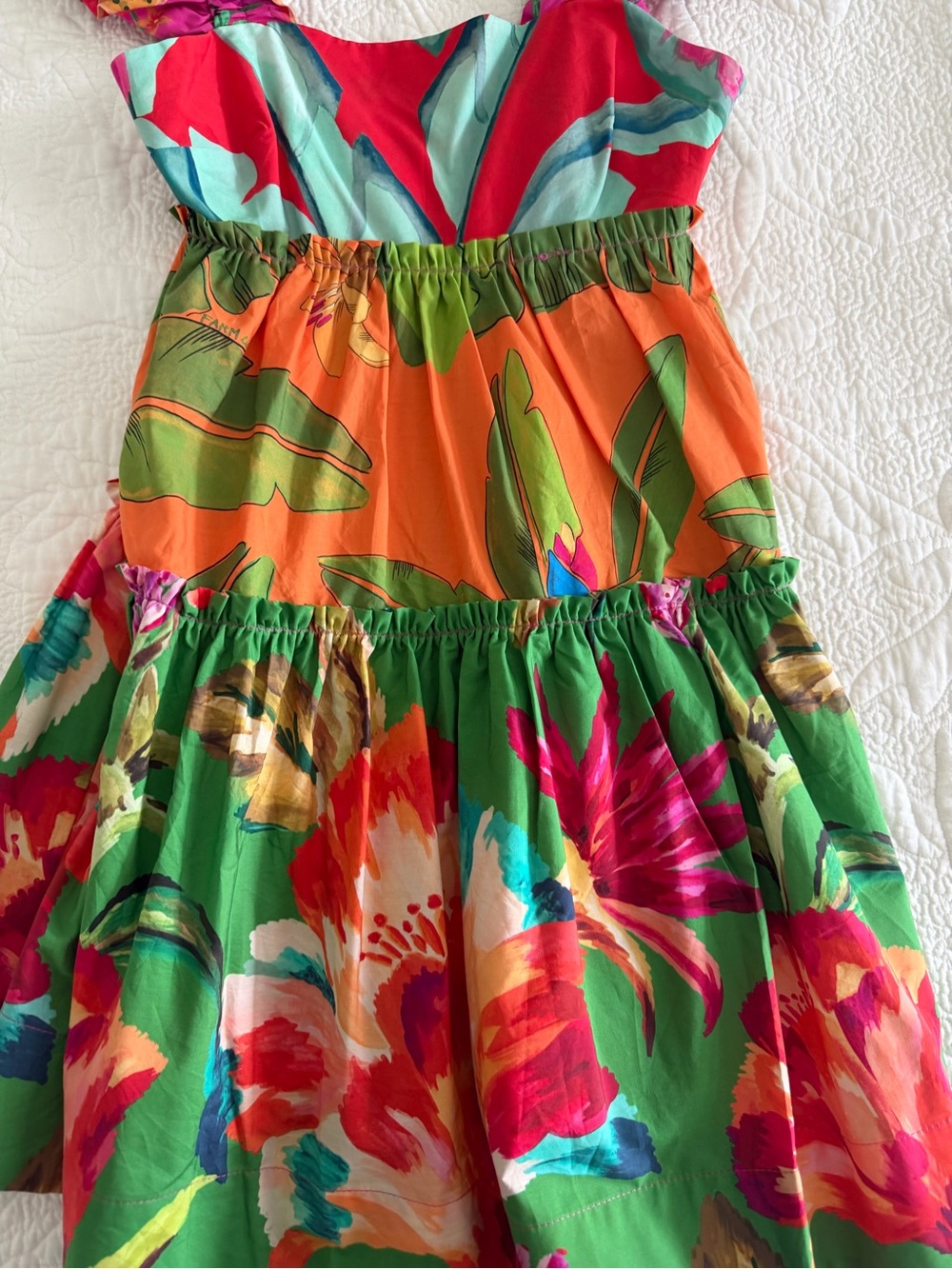 FARM Rio Ruffle Mini Dress - Picture 6 of 8